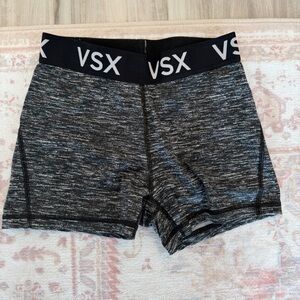 Victoria’s Secret VSX Black Marled Biker Shorts